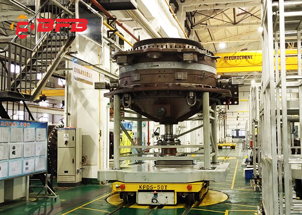 Тележка переноса рельса 50 тонн с Turntable для тяжелой регуляции оборудования