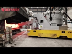 Настраиваемая 10Т безрельсовая тележка для перевозки, подъемное устройство для сталелитейных заводов