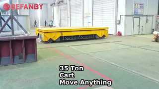 35-тонная транспортная тележка на поперечном ходу, профессиональная транспортная тележка с аккумуляторным подъемником