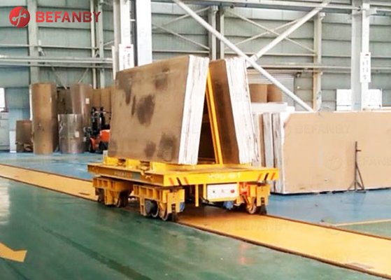 40t Industrial Electric Mold Transport Trolley With Drive