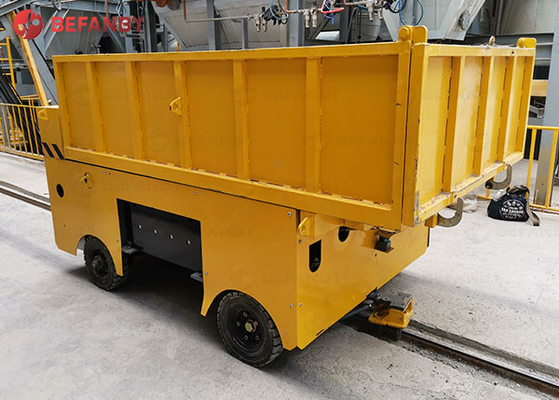 2 Tons Climbing Single Track Dumping Electric Transfer Cart