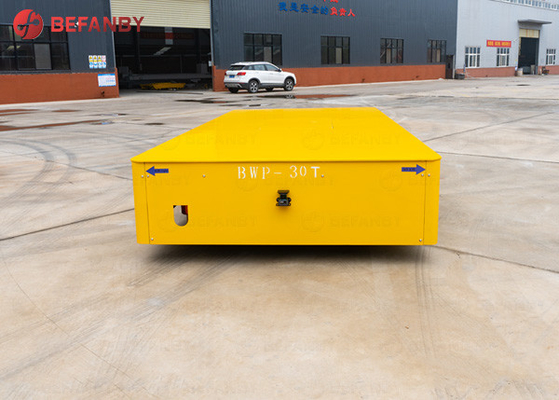 15t Powered Flatbed Trackless Transfer Trolley