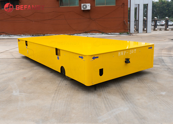 15t Powered Flatbed Trackless Transfer Trolley