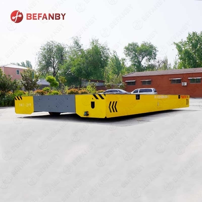 Electric Trackless Heavy Duty Platform Trolley Flatbed Cargo Transfer 20T