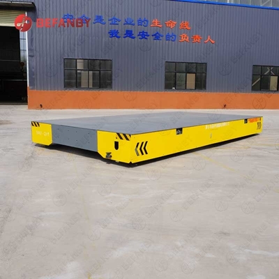 Electric Trackless Heavy Duty Platform Trolley Flatbed Cargo Transfer 20T