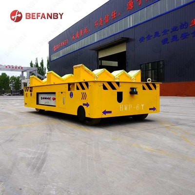 Electric Trackless Heavy Duty Platform Trolley Flatbed Cargo Transfer 20T