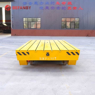 Steel Materials Large Capacity Trackless Trolley with Battery Operated Remote Control
