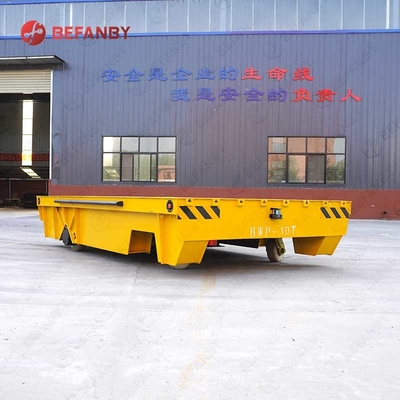 Steel Materials Large Capacity Trackless Trolley with Battery Operated Remote Control