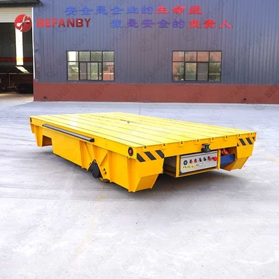 Steel Materials Large Capacity Trackless Trolley with Battery Operated Remote Control