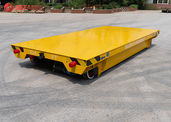 Steel Factory Battery Traverser Transfer Cart With Rail