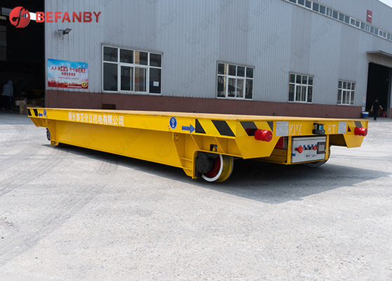 Steel Factory Battery Traverser Transfer Cart With Rail