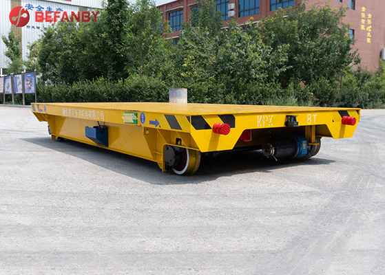 Steel Factory Battery Traverser Transfer Cart With Rail