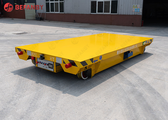 Steel Factory Battery Traverser Transfer Cart With Rail