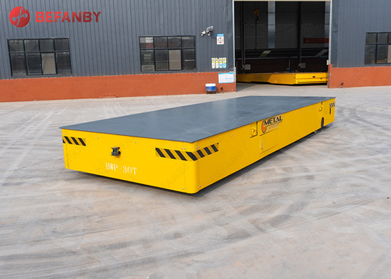 Stable PU Rubble Wheel Railless Transfer Carts