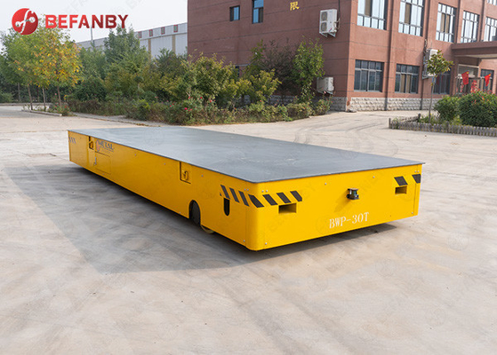 Durable 20 Ton Railless Electric Transport Cart