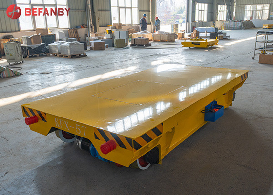 20T Steel Pipe Battery Transfer Cart Lifting With Rail Wheel