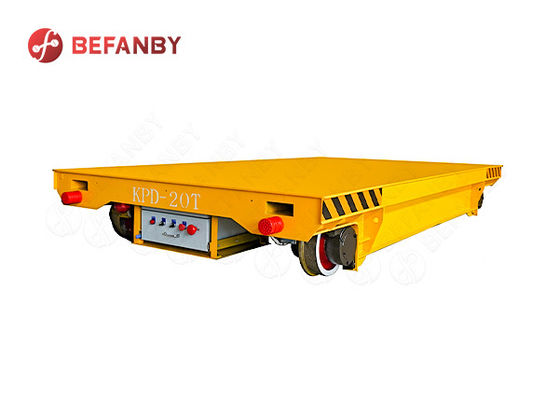50T Factory Use Cast Steel Wheel Rail Operated Transfer Carts