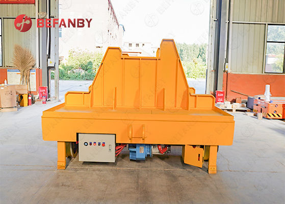 Customized Hand Pendant Control Rail Transfer Cart with 24 Months Warranty for Stable Operation