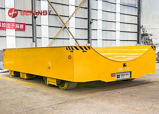 Customized Curved Tabletop Railess Motorized Transfer Trolley with High Strength Frame