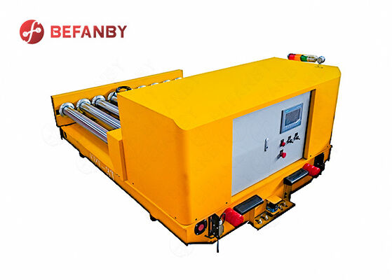 Environmental Rail Transfer Cart With Roller Conveyor