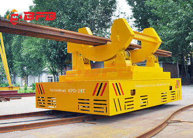 Workshop Scrap Material Transport Electric Flat Car Battery Driven Self Unloading