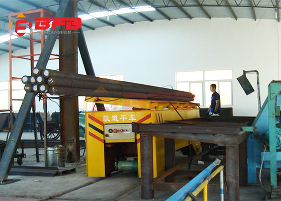 Workshop Scrap Material Transport Electric Flat Car Battery Driven Self Unloading