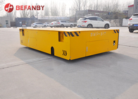 Low Table 40t Trackless Transfer Cart Heavy Duty Motorized Trolley