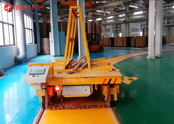 40t Industrial Electric Mold Transport Trolley With Drive