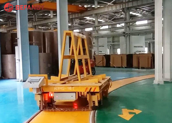 40t Industrial Electric Mold Transport Trolley With Drive