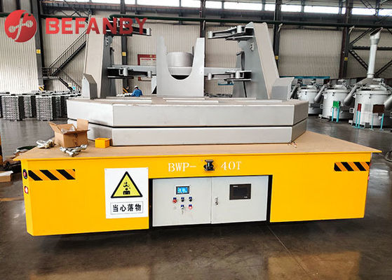 40-тонная аккумуляторная тележка для транспортировки расплавленного алюминия