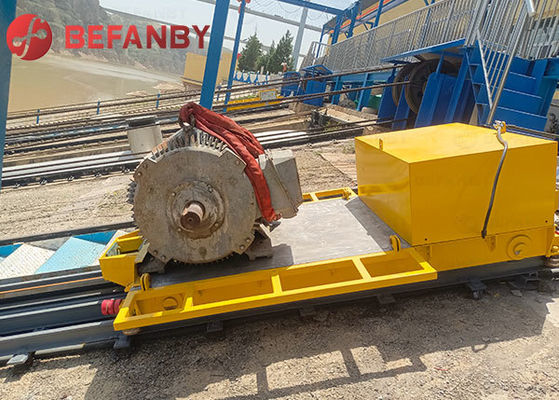 Professional Used In Ports With Slopes Electrical Rail Transfer Cart