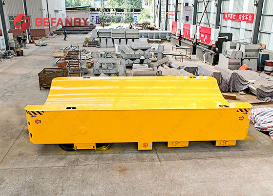 Customized Curved Tabletop Railess Motorized Transfer Trolley with High Strength Frame