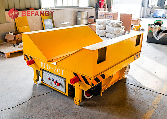 20-тонная рельсовая тележка для перемещения катушек с усилением и защитой