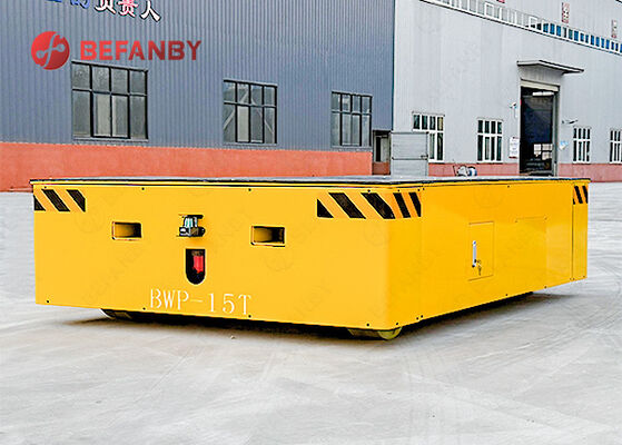 15Т грузоподъемность безнакачанная тележка с PU колесами и дистанционным управлением для промышленного использования