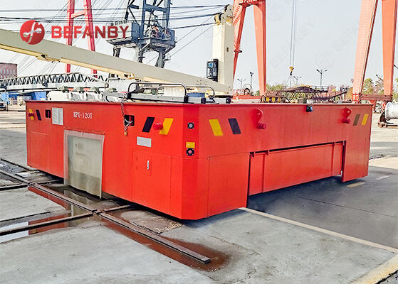 120-тонная аккумуляторная рельсовая передаточная тележка для горизонтального и вертикального перемещения