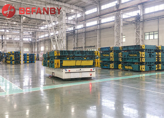 Electric Long Service Life Motorized 80t Transfer Cart
