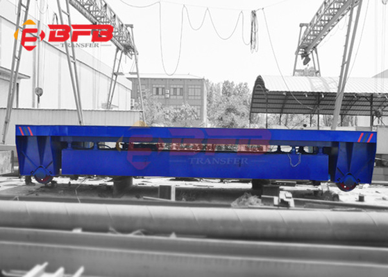 75t Steerable Mold Transfer Cart Q235 Diesel Operated Hand Pendant
