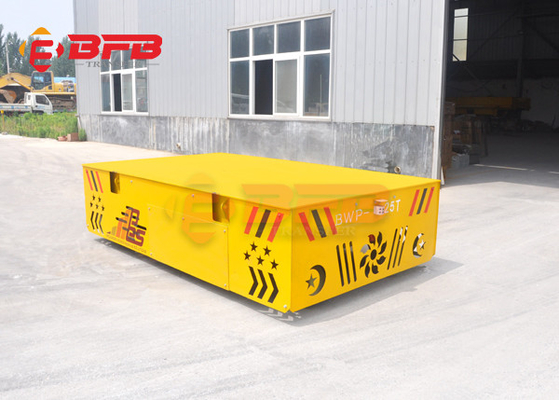 20m/Min Steel Platform Trolley Trackless Transfer Cart