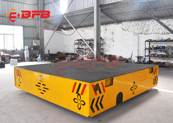 Flat Rail Guided Warehouse Battery Transfer Cart
