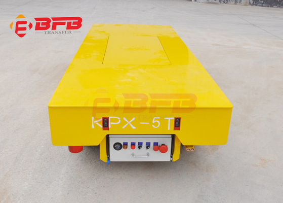 25T Steel Platform Rail Battery Operated Cart Remote Control
