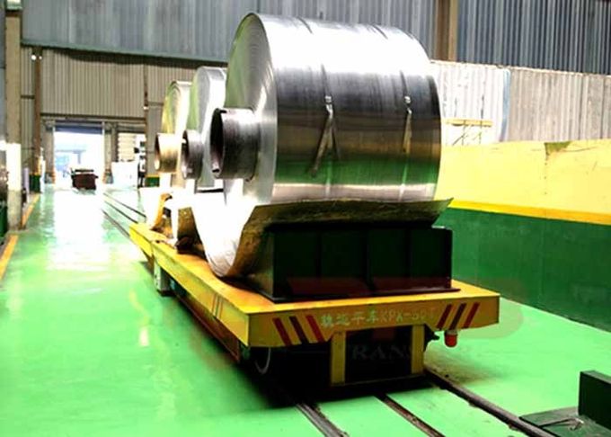 Вагонетка железнодорожного транспорта катушки промышленного тяжелого груза стальная для алюминиевой фабрики применяется